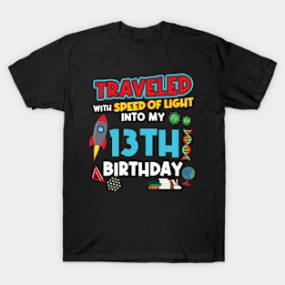 13. Birthday - Science Birthday T-Shirt